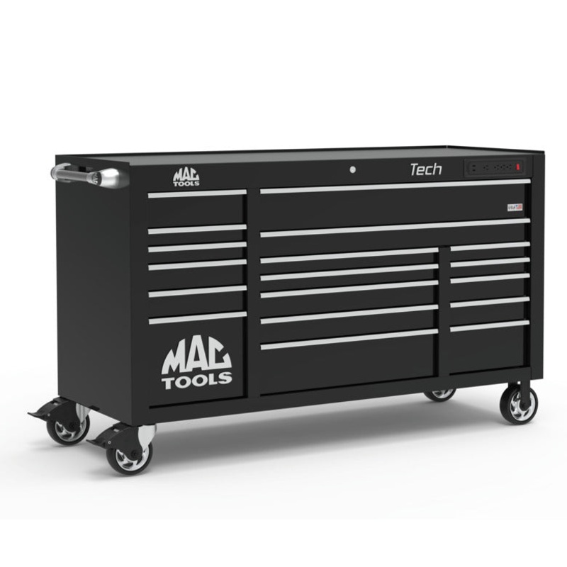 Tech Series 18-Drawer Workstation – Galaxy Black