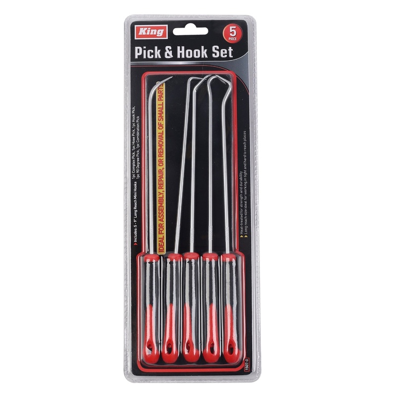 1507-0 – 5-PC PICK & HOOK SET, EXTRA LONG