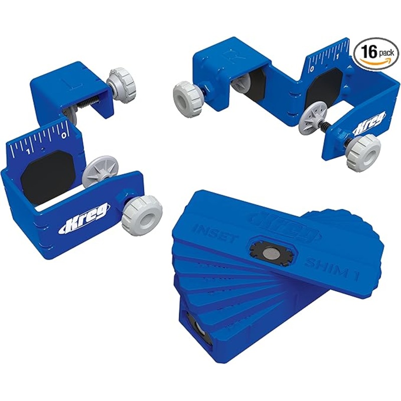 Kreg KCS-DFMT-PRO – Kreg Drawer Front Mounting Tool Pro Kit – Create Consistent Drawer Gaps – Drawer Front Mounting System – Tools for Woodworking