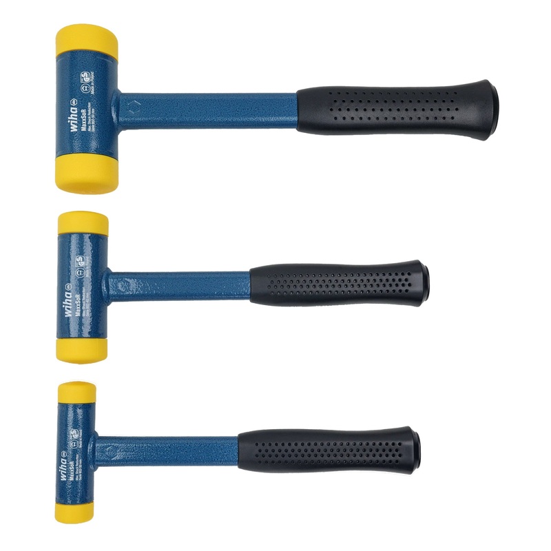 3 Piece Dead Blow Hammer Set – 30mm, 40mm, and 50mm