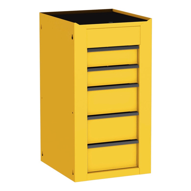 5-Drawer Side Box for UC3720 (MB199) Carts – Sunburst Yellow