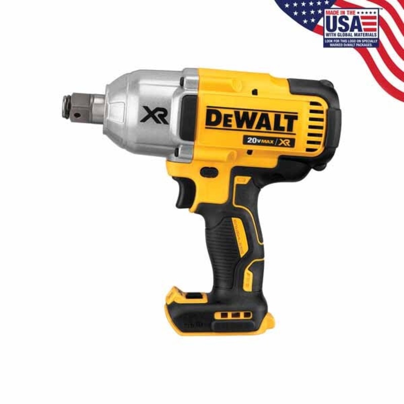 DeWalt DCF897B 20V MAX XR High Torque 3/4″ Impact Wrench w/ Hog Ring Retention Pin Anvil Bare Tool