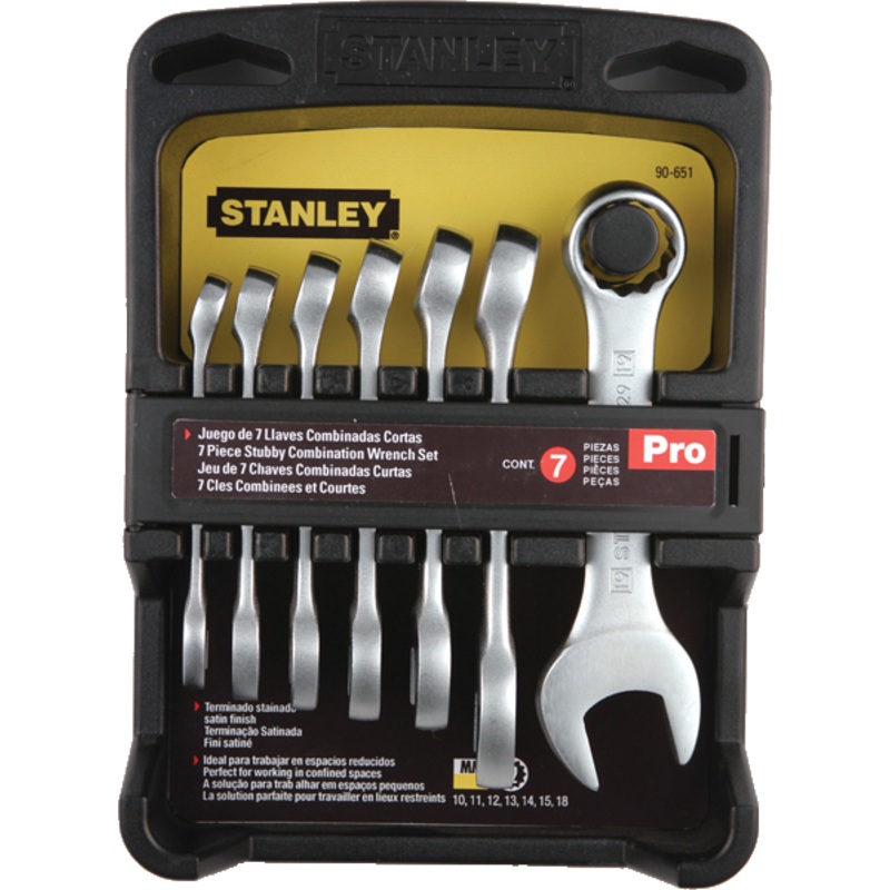 SET 7 PC LLAVES MM 10, 11, 12, 13, 14, 17, 19 STUBBY