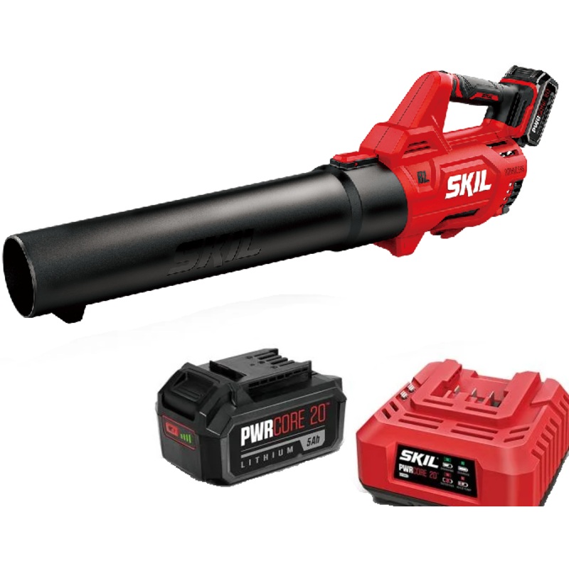 SKIL PWRCORE 20V Brushless 1 x 5.0Ah Blower Kit BL4714E10