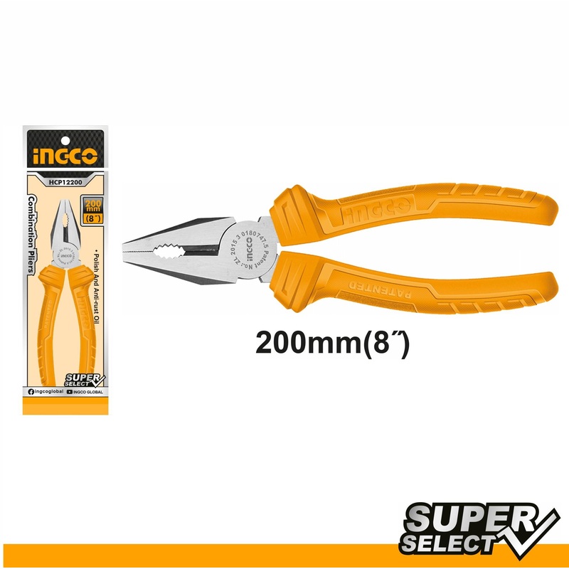 Ingco Combination pliers 8″ HCP12200
