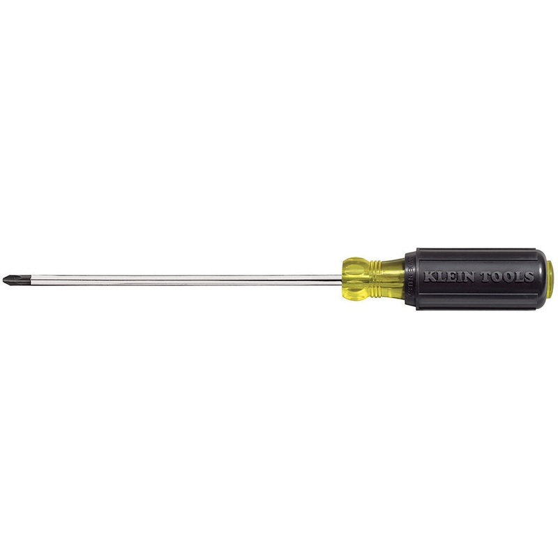 Klein Tools 603-6 #3 Phillips Screwdriver 6″ Round Shank
