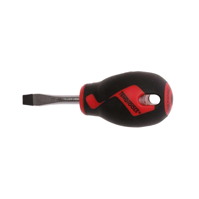 Teng Tools 6.5mm / 1/4 Inch x 38mm / 1.5 Inch Long Flat Type Slotted Head Screwdriver – MD928N