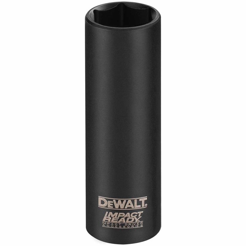 DeWalt DW2287 9/16″ Impact Ready Open Stock Deep Socket, 3/8″ Drive