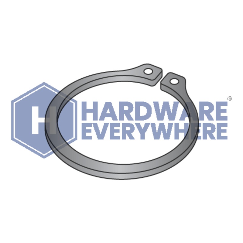 1.125 EXTERNAL TYPE RETAINING RING / Steel / Black Phosphate