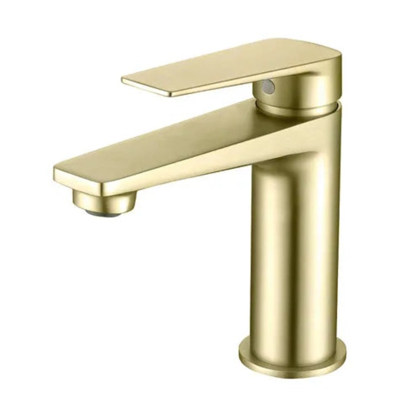 Zevio Basin Mixer Brushed Gold