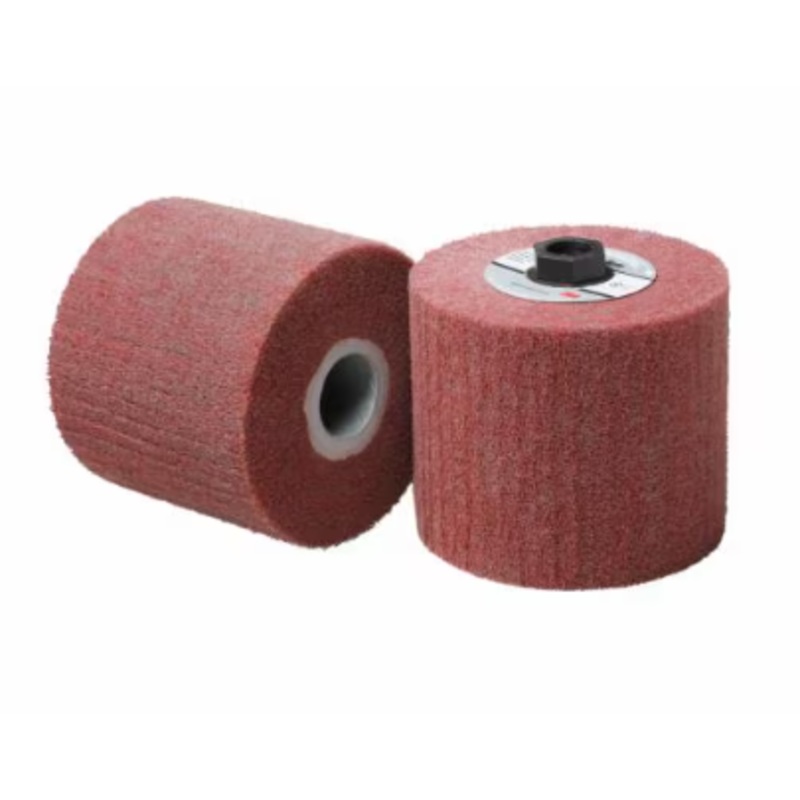 Abrasive Brush – Scotch-Brite Roloc Cut and Polish Flap Brush, PF-ZR, MED, 3″ x 1-3/8